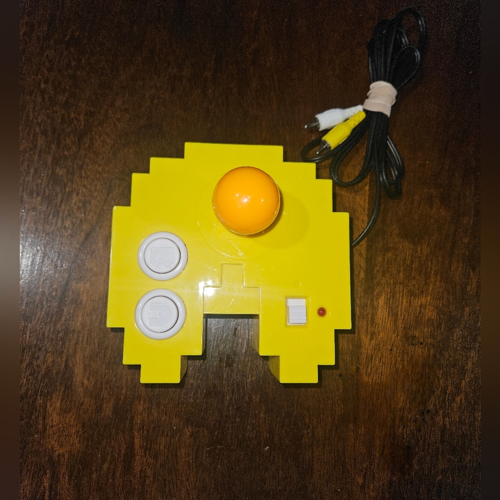 PAC-MAN Yellow Arcade Style Joystick 2012 Controller.